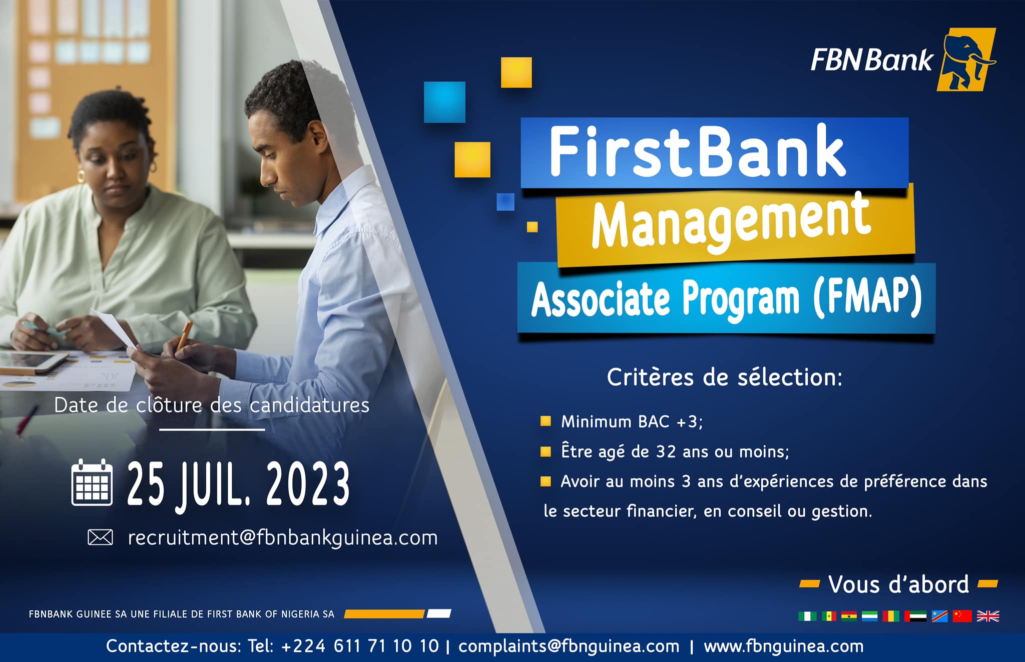 Opportunit De Carri re Participer Au FirstBank Management Associate Programme De La FBNBank